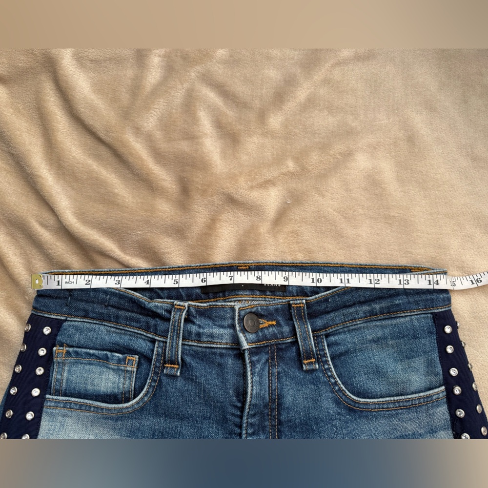 Veronica Beard Ines Stud Detail Crop Jeans - Picture 13 of 16